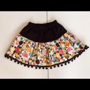 🧡💛🤎 PRECIOUS NWT Kids Polka Dot Skirt-3T